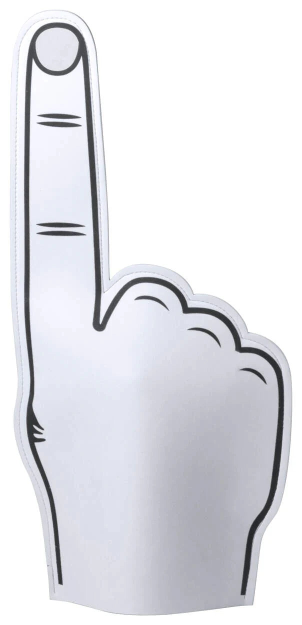 foam hand Zacky wit 1 kleur 4031