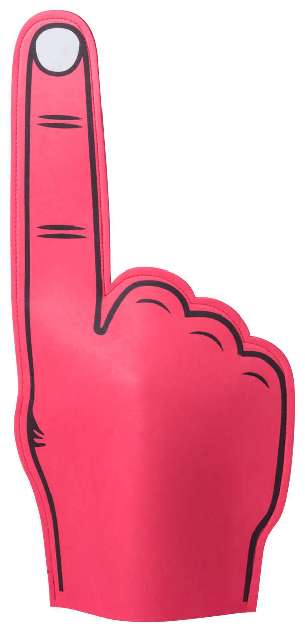 foam hand Zacky geel onbedrukt 4029