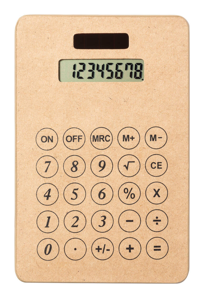 rekenmachine Vulcano beige Full colour 9843