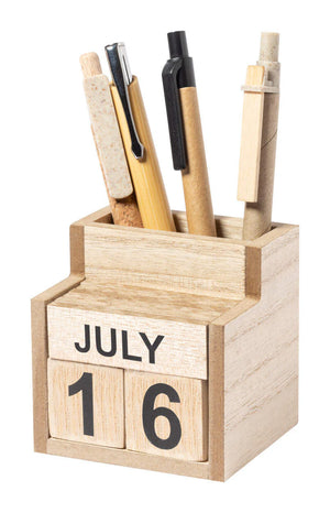 eeuwigdurende kalender pennenhouder Laorek beige 3 kleuren 3545