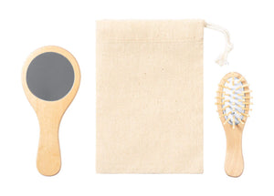 haarborstel set Dianex beige Graveren 4722