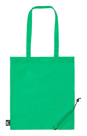 opvouwbare RPET boodschappentas Lulu zwart Full colour 8762