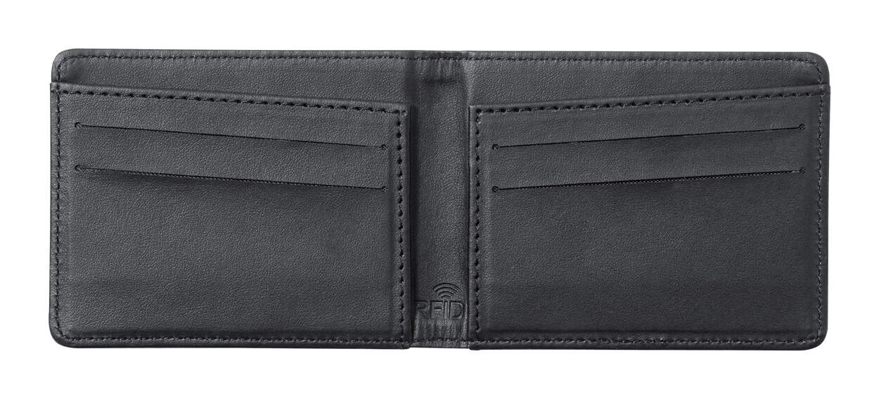 RPET-portemonnee Kenxo zwart Full colour 10419