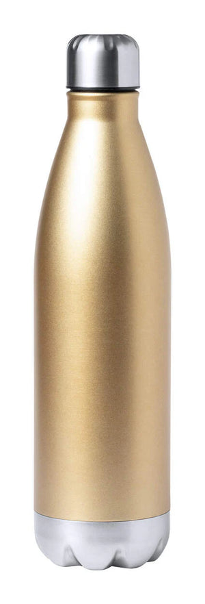 koperen geïsoleerde thermos fles Willy blauw Graveren 6751