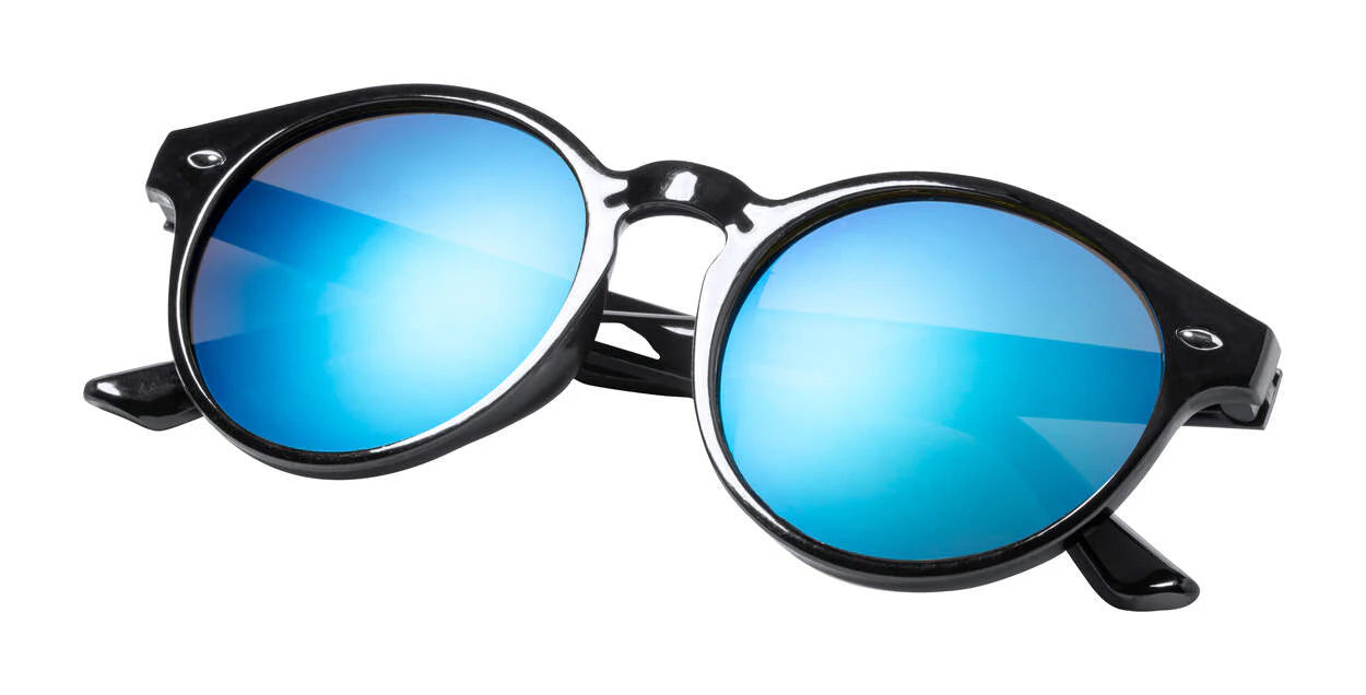 RPET zonnebril Poren blauw 1 kleur 10301