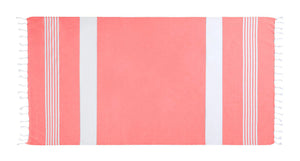 Hamamdoek Makaha rood 2 kleuren 4812