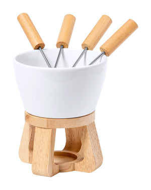 fondueset Helvet wit onbedrukt 4037