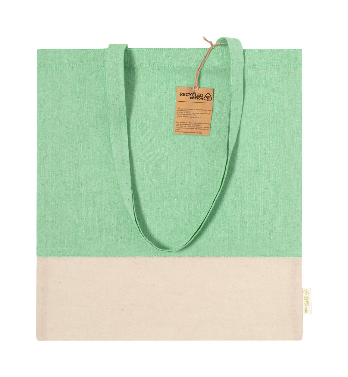 katoenen shopper Skadi groen 1 kleur 5900