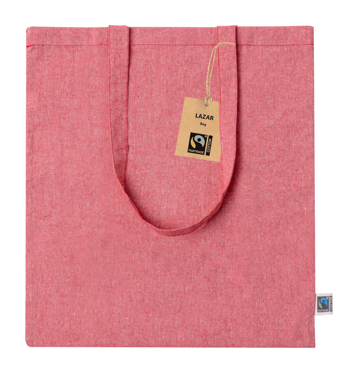 Fairtrade boodschappentas Lazar blauw onbedrukt 3699