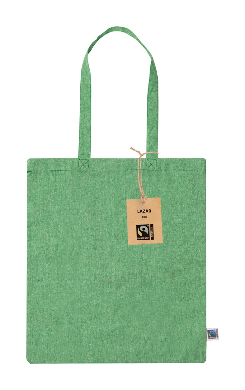 Fairtrade boodschappentas Lazar zwart 1 kleur 3704