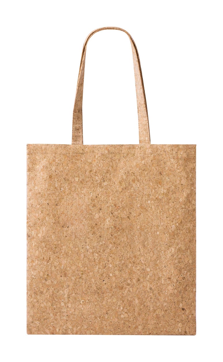 kurken boodschappentas Lyrixon beige onbedrukt 6836
