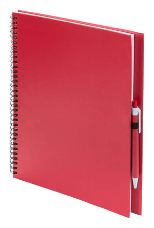 notitieboek Tecnar wit 4 kleuren 8421