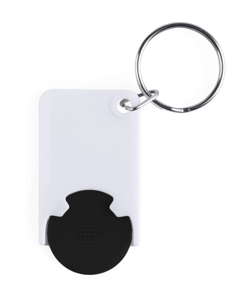 munt sleutelhanger Zabax geel 1 kleur 8147