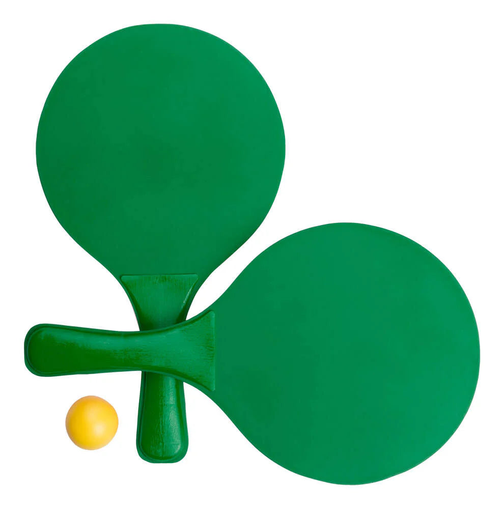 strand tennis set Faluk geel onbedrukt 11999