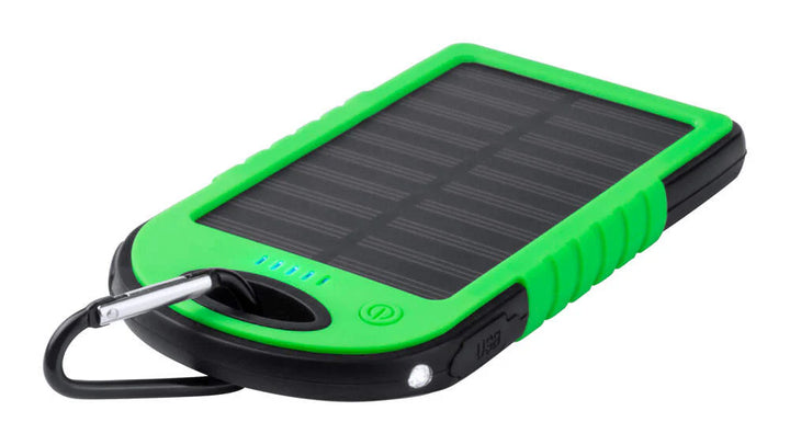 USB power bank met zonne energie lader Lenard bedrukken