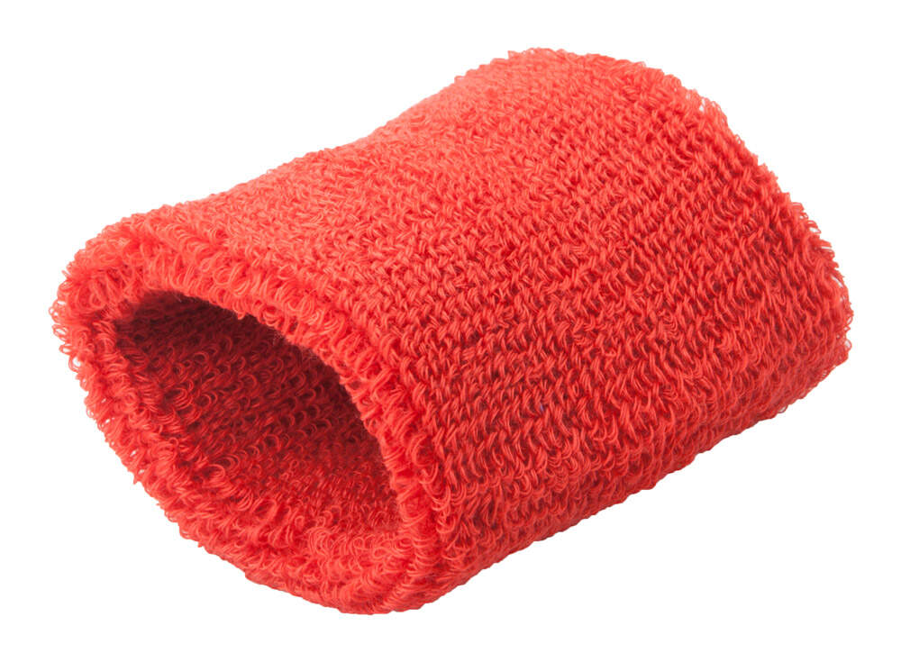 polsband Beker rood onbedrukt 9473