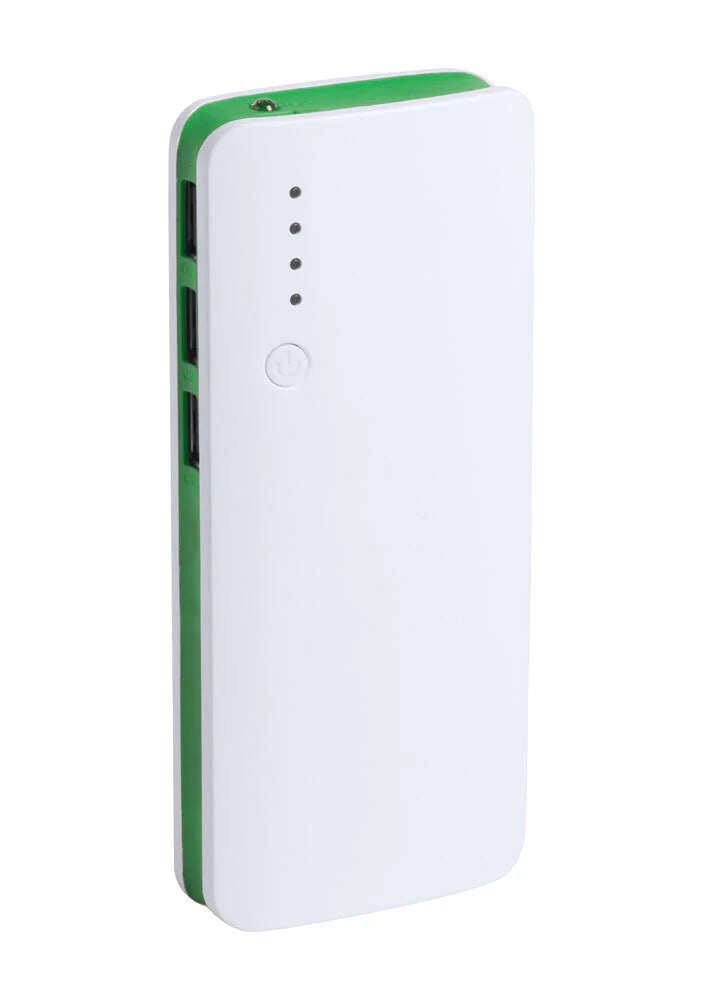 powerbank Kaprin rood 3 kleuren 9633