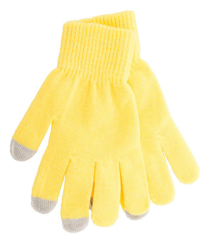 handschoen touch Actium geel 2 kleuren 5023