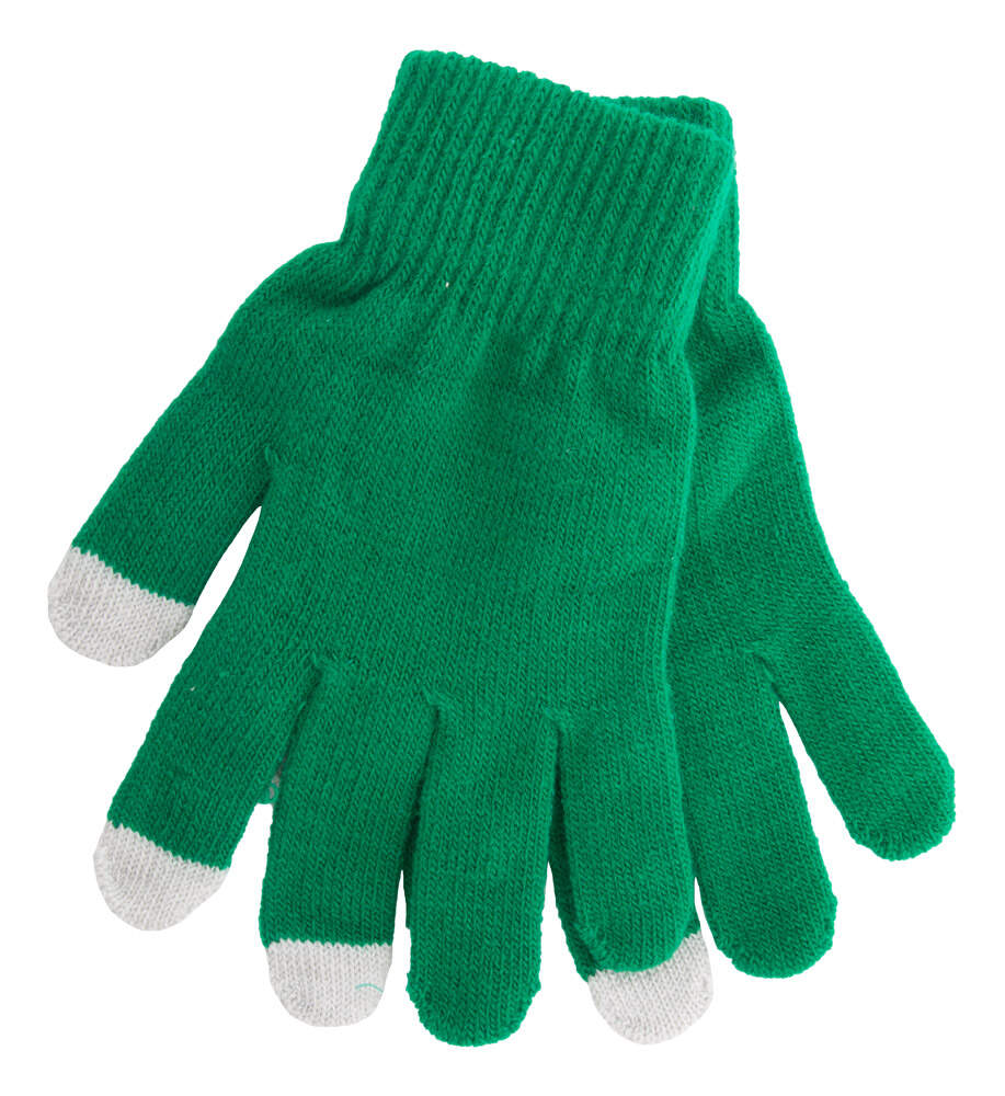 handschoen touch Actium geel onbedrukt 5026