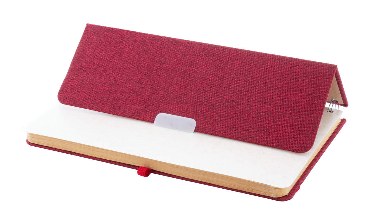 RPET-notitieboekje Holbook rood Graveren 10399