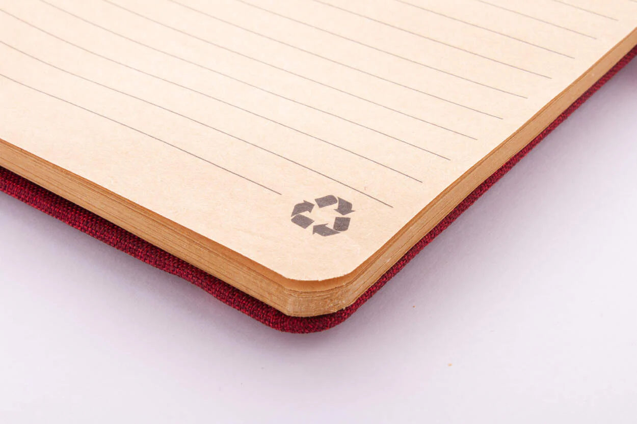RPET-notitieboekje Holbook grijs 1 kleur 10396