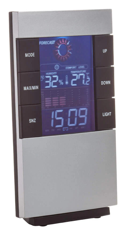 weerstation California zilver 2 kleuren 13318