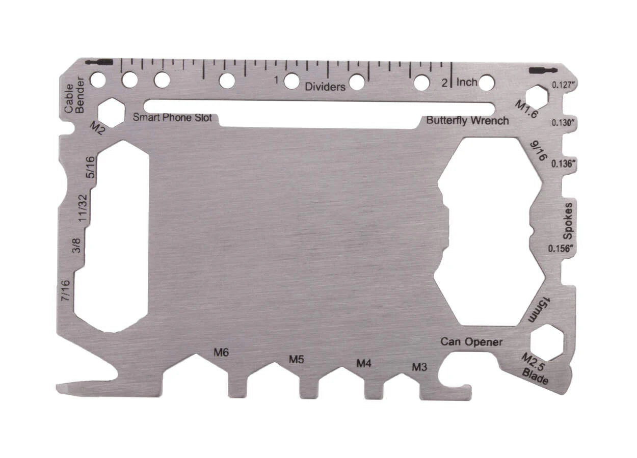 multi tool Willys zilver onbedrukt 8099