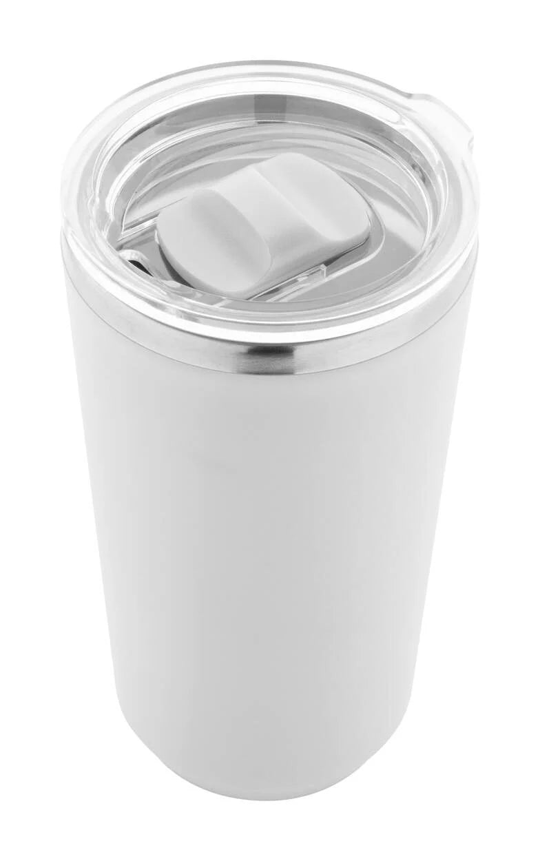 thermosbeker Lungogo wit onbedrukt 12486