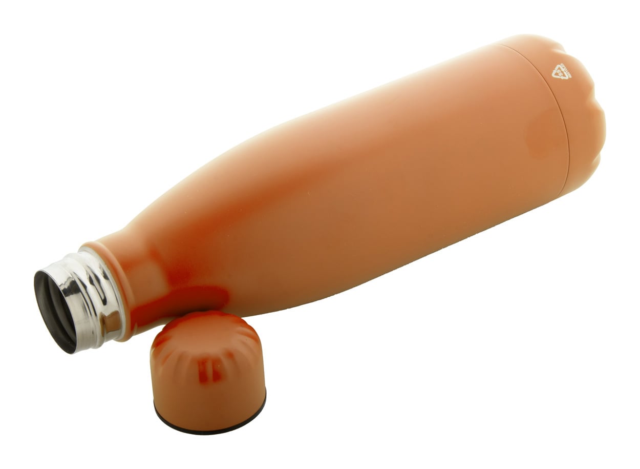 gerecyclede roestvrijstalen fles Refill wit onbedrukt 4350