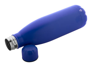 gerecyclede roestvrijstalen fles Refill blauw 1 kleur 4337