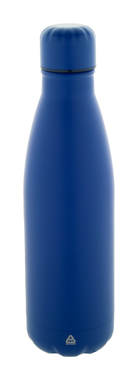 gerecyclede roestvrijstalen fles Refill groen onbedrukt 4344