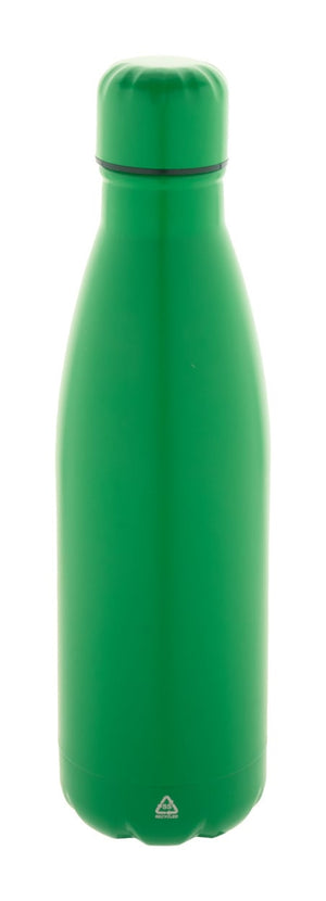 gerecyclede roestvrijstalen fles Refill oranje onbedrukt 4346