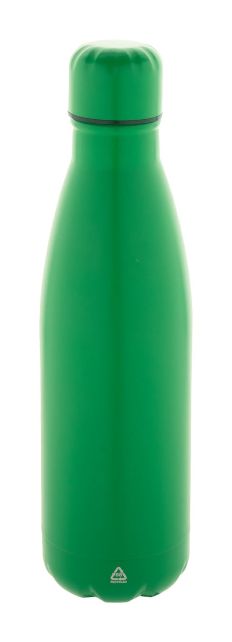 gerecyclede roestvrijstalen fles Refill oranje onbedrukt 4346