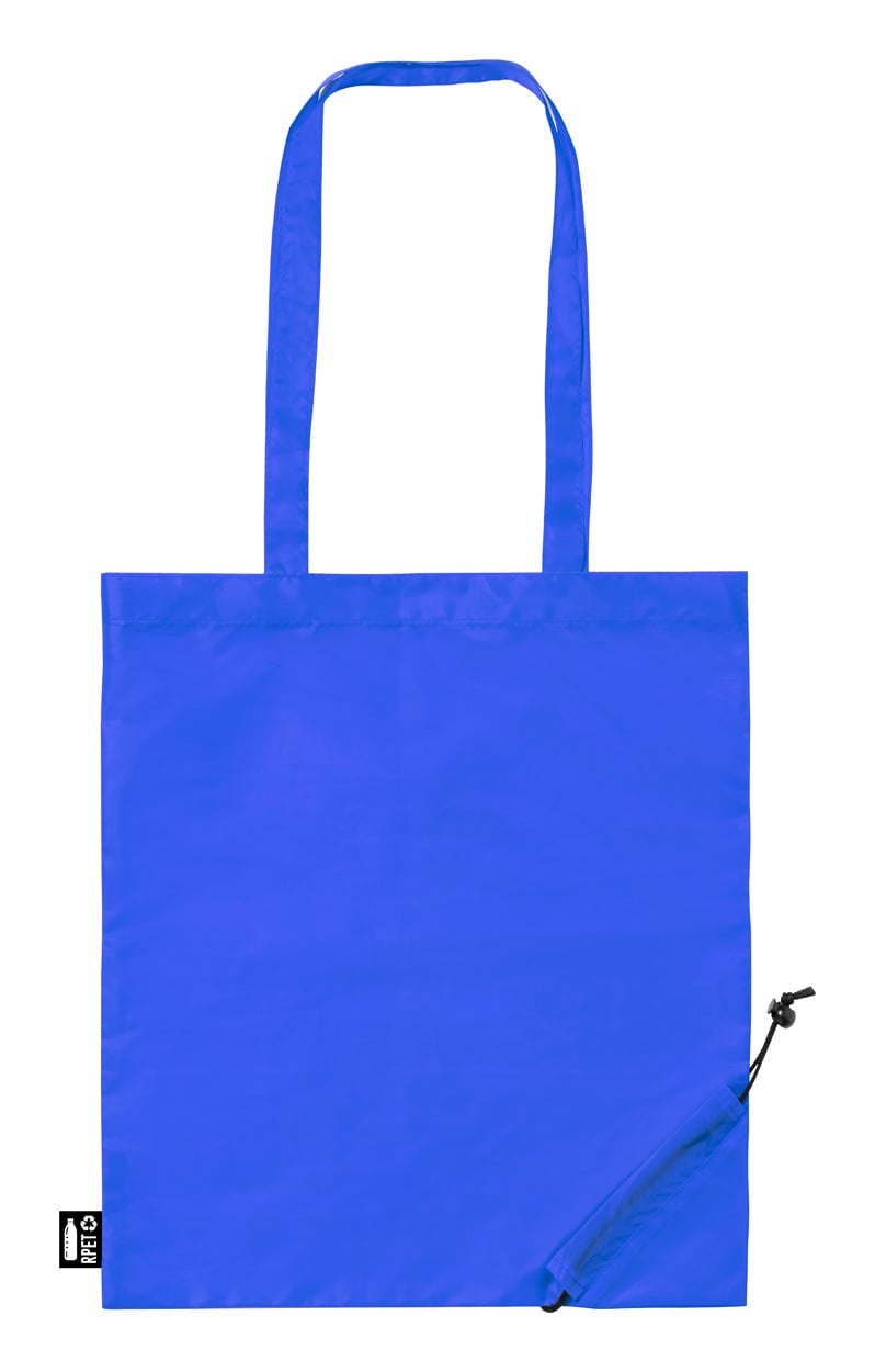 opvouwbare boodschappentas Berber blauw onbedrukt 8666