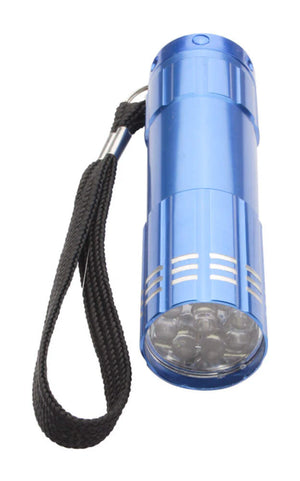 aluminium zaklamp Spotlight blauw 2 kleuren 664