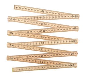 opvouwbare liniaal Gable hout onbedrukt 8727