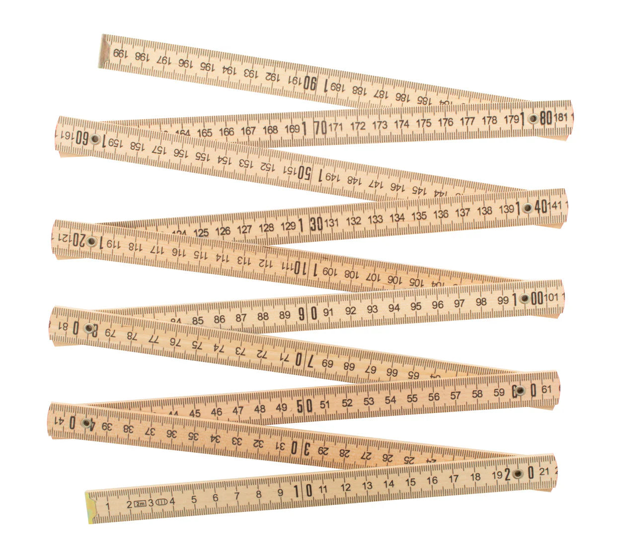 opvouwbare liniaal Gable hout onbedrukt 8727