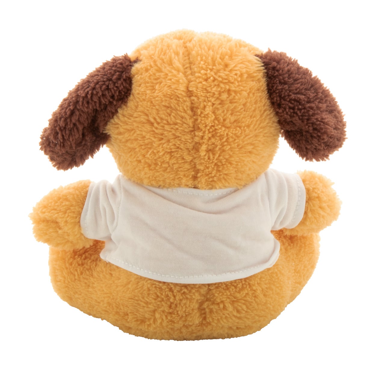RPET pluche hond Rebark bruin onbedrukt 10192
