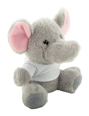 RPET pluche olifant Retrump grijs Full colour 10199