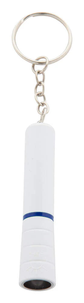 mini zaklamp Waipei wit onbedrukt 7962