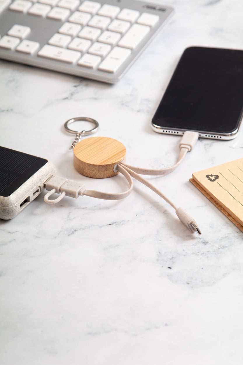 sleutelhanger met USB-oplaadkabel Mugory 11465