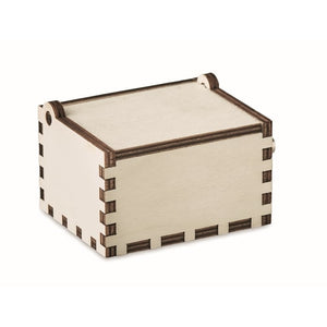 Houten kerst muziekdoos 5254