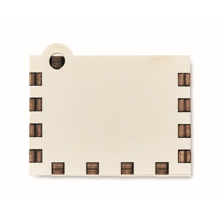 Houten kerst muziekdoos 5257