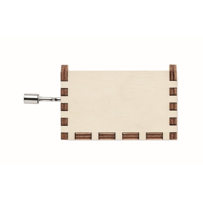 Houten kerst muziekdoos 5259