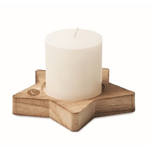 Kaars stervormige houten 5702