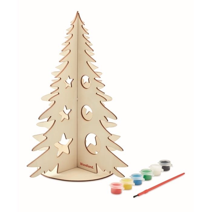 DIY houten kerstboom 2733