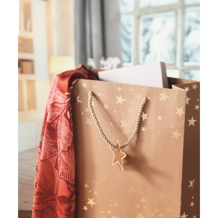 Kraftpapieren geschenkzak 6775
