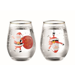 Set van 2 kerstglazen 11092