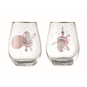 Set van 2 kerstglazen 11094