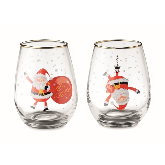 Set van 2 kerstglazen sample